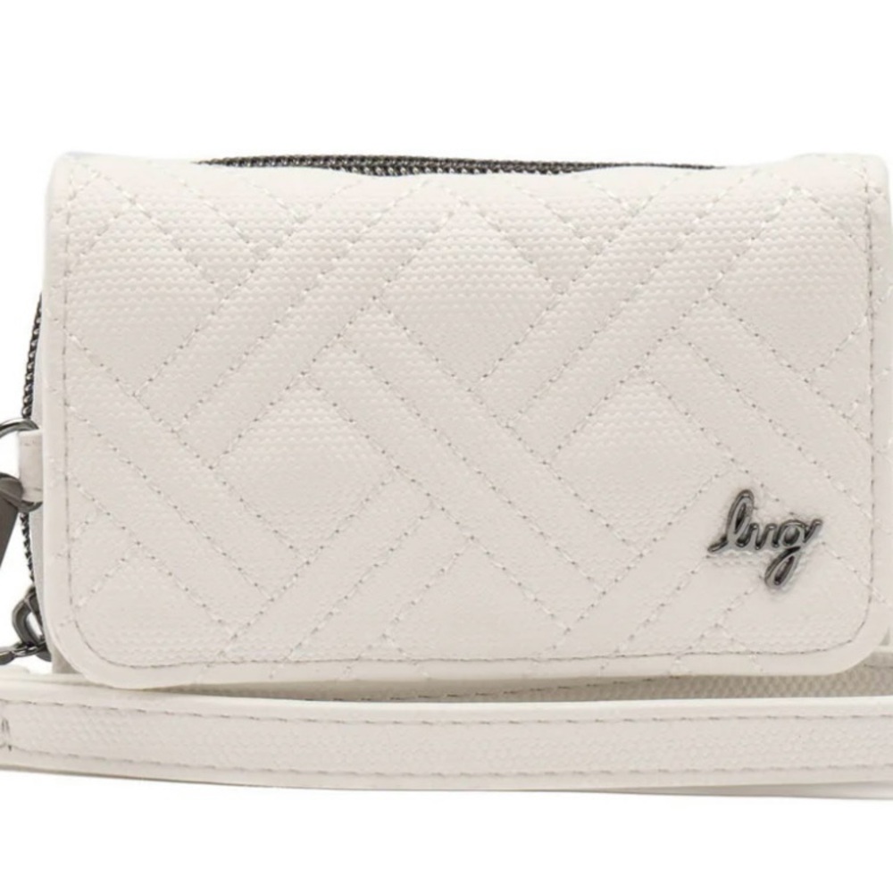 NWT Lug Pedicab Matte Luxe Wallet - Pearl White